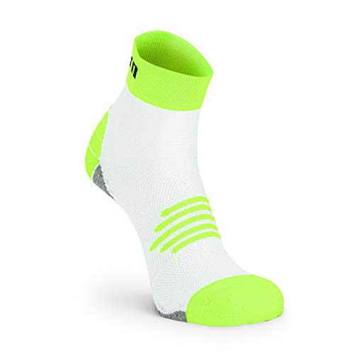 Nordhorn Kurze Sportsocken für Damen & Herren, Quarter Sneaker Socken Atmungsaktiv zum Laufen, Joggen, Fitness, Radfahren (Hellgrün, 38-40) von Nordhorn