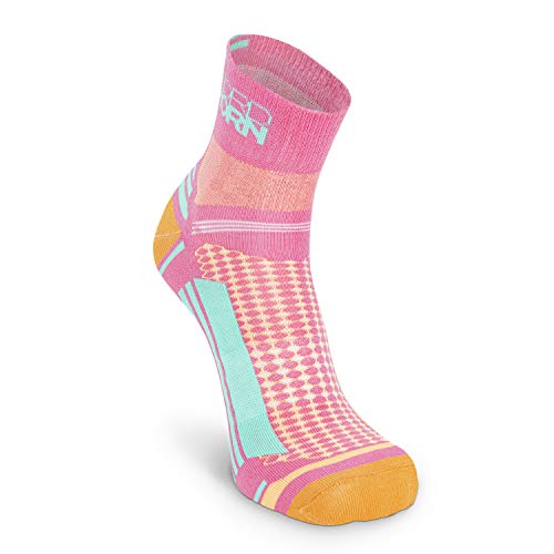 Nordhorn Sportsocken für Herren und Damen, Quarter Sneaker Socken Atmungsaktiv zum Laufen, Joggen, Fitness, Radfahren (Rosa, 38-40) von Nordhorn