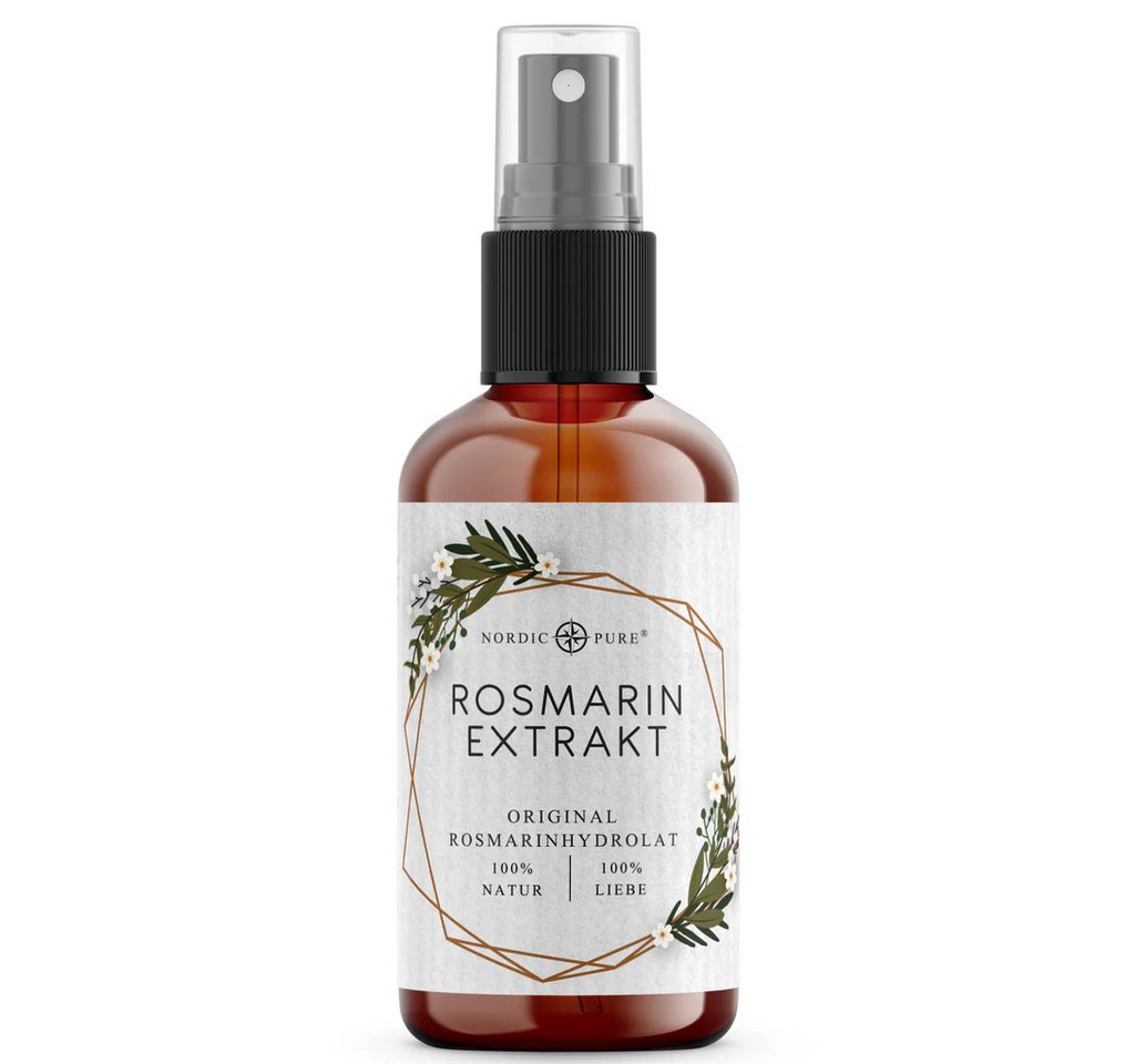 Nordic Pure® Haarserum Nordic Pure Rosmarinextrakt, 100ml - Ölfrei für ein geklärtes Hautbild und ein frisches Gefühl ohne fettenden Film von Nordic Pure®