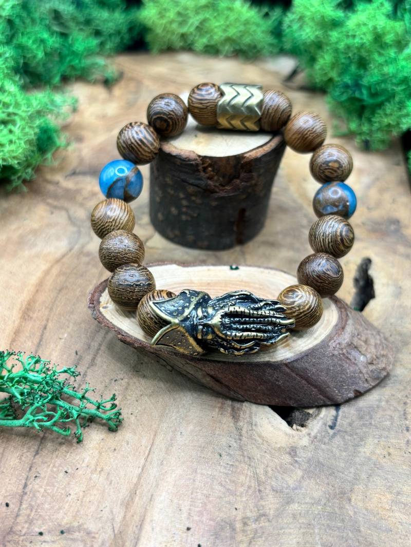 Davy Jones Armband Mit Blauen Cloisonne Steine Davy Jones Armband Mit Blauen Cloisonne Steine von NordicMystery