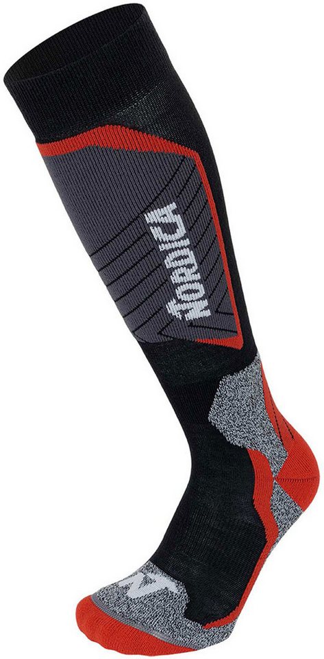 Nordica Skisocken NORDICA TECH JUNIOR Socken black/anthracite/red von Nordica