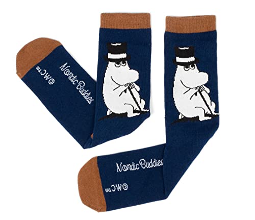 Nordicbuddies Moominpappa Happiness Men's Moomin Socks herrensocken, von Nordicbuddies