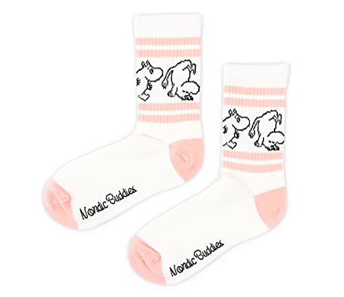 Nordicbuddies Moomintroll Retro Ladies Moomin Socks herrensocken, von Nordicbuddies