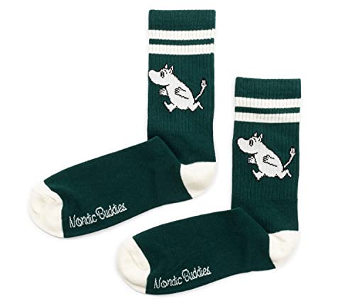 Moomintroll Running Retro Men's Moomin Socks herrensocken, von Nordicbuddies