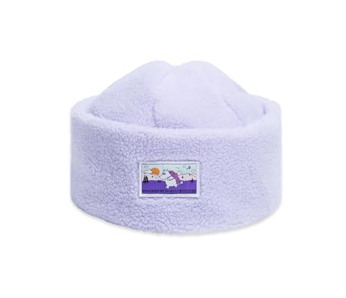 Nordicbuddies Moomintroll Moomin Fleece Fargo Adult Beanie, Lilac, One Size von Nordicbuddies