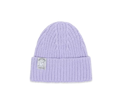 Nordicbuddies Moomintroll Moomin Winter Hat Adult Beanie, Lilac, One Size von Nordicbuddies