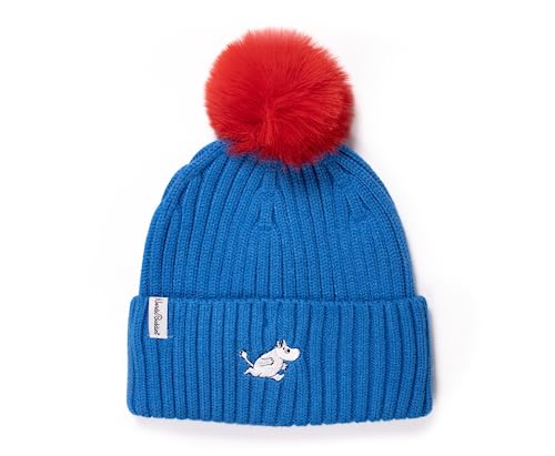 Nordicbuddies Moomintroll Running Kids Moomin Beanie Hat, Blue, One Size fits Most von Nordicbuddies