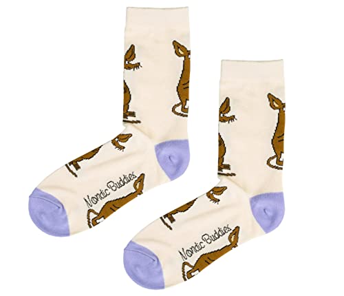 Nordicbuddies Sniff Happy Ladies Socks - Beige herrensocken, von Nordicbuddies