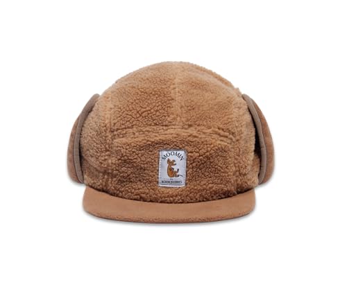 Nordicbuddies Sniff Moomin Fleece Cap with Ear Warmers Adult, Brown, One Size von Nordicbuddies
