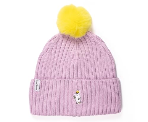 Nordicbuddies Snorkmaiden Wondering Kids Moomin Beanie Hat, Lilac, One Size fits Most von Nordicbuddies