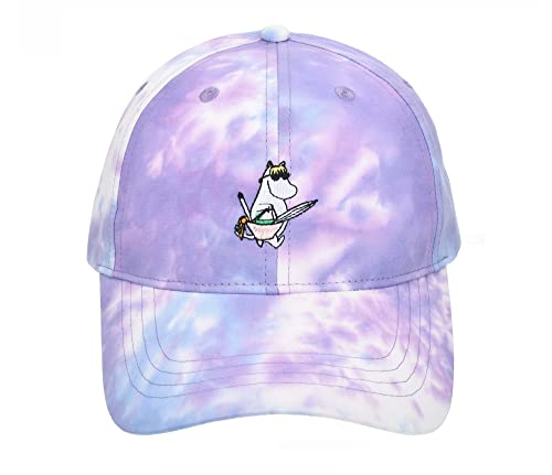 Nordicbuddies Snorkmaiden at The Beach Adult Moomin Tiedye Cap baseballmütze, von Nordicbuddies