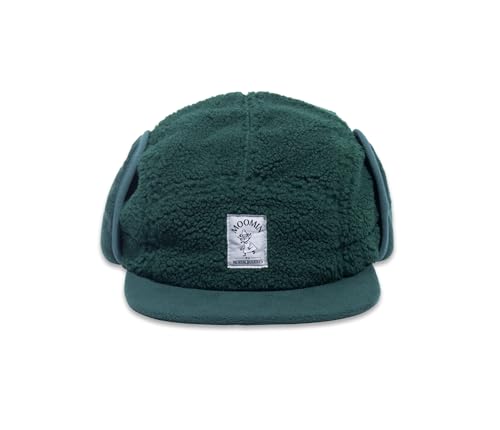 Nordicbuddies Snufkin Moomin Fleece Cap with Ear Warmers Adult, Green, One Size von Nordicbuddies