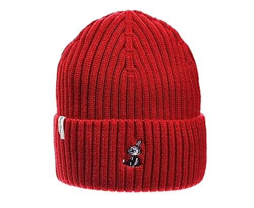 Nordicbuddies Unisex Little My Pranking Adult Moomin Beanie Hat Hat, Red, One Size von Nordicbuddies