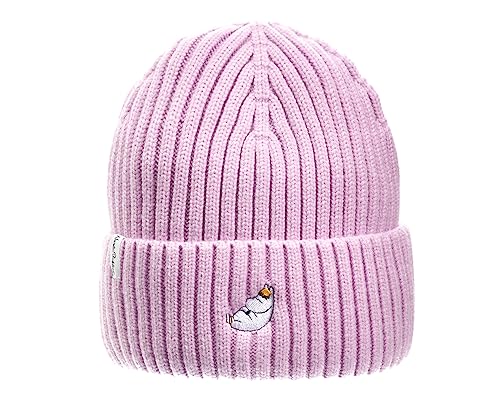 Nordicbuddies Unisex Snorkmaiden Dreaming Adult Moomin Beanie Hat Hat, Lilac, One Size von Nordicbuddies