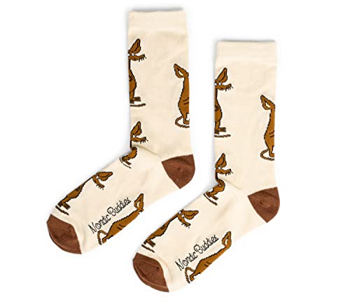 Sniff Happy Men's Moomin Socks, Beige herrensocken, von Nordicbuddies