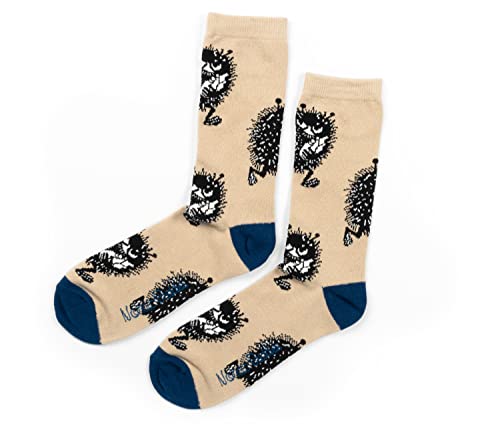 Stinky Pranking Men's Moomin Socks, Beige herrensocken, von Nordicbuddies