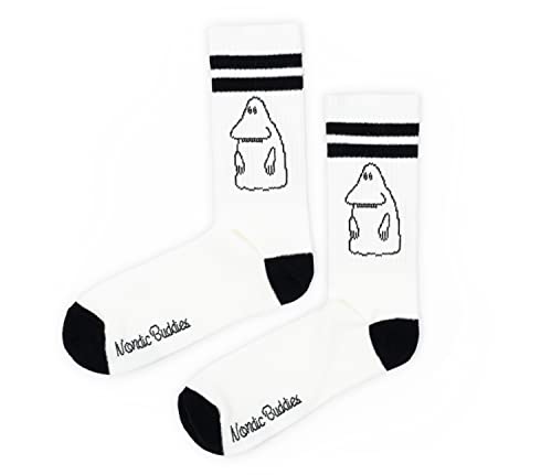 The Groke Retro Men's Moomin Socks herrensocken, von Nordicbuddies