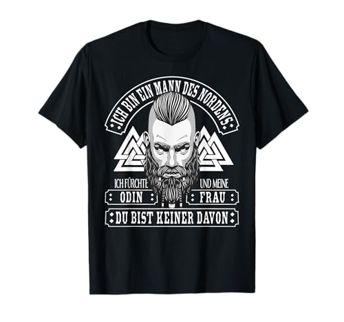 Mann des Nordens - Wikinger Spruch Ehemann Wikinger Männer T-Shirt Mann des Nordens - Wikinger Spruch Ehemann Wikinger Männer T-Shirt von Nordische Mythologie Vikinger Runen Symbole Design
