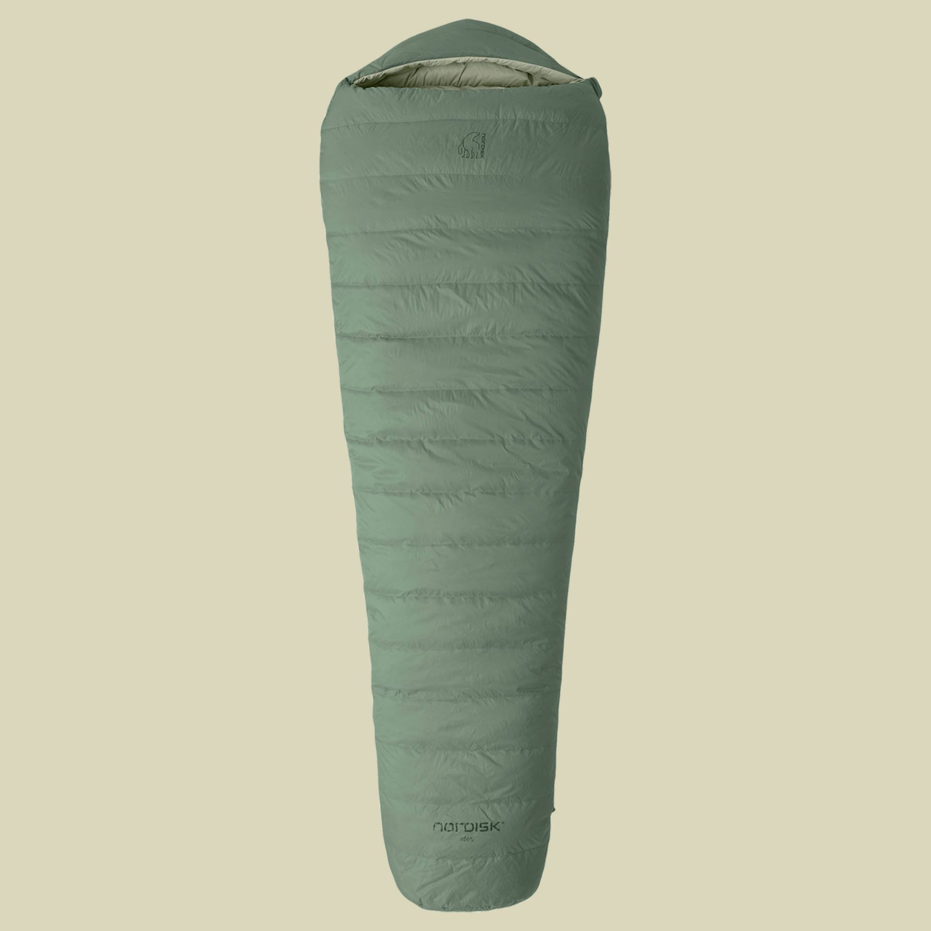 Ides ±0°  Mummy Sleeping Bag 205 cm (XL) links - Farbe hedge green / reseda von Nordisk