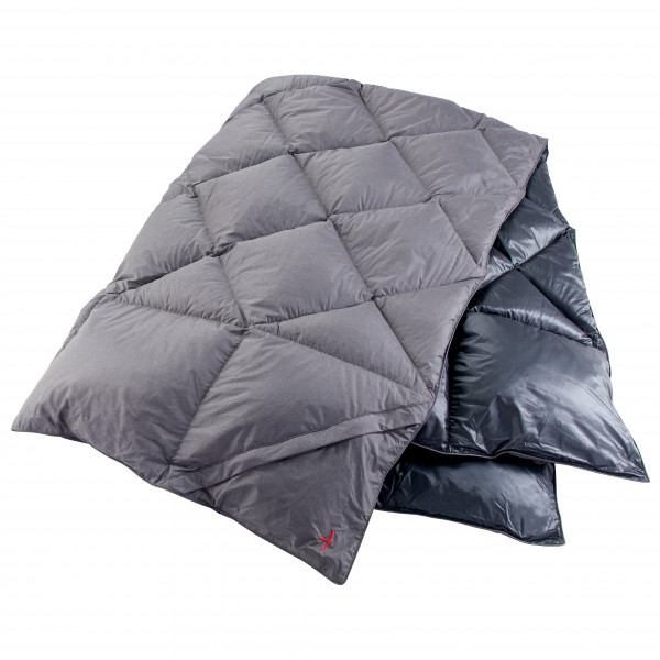 Nordisk - Kiby Packable Down Travel Blanket - Decke Gr 200 x 140 cm grau von Nordisk