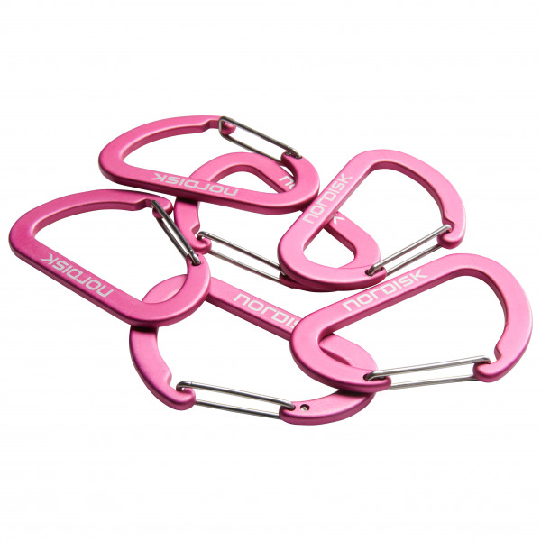 Nordisk - Large Hooks - Materialkarabiner Gr One Size cherry von Nordisk