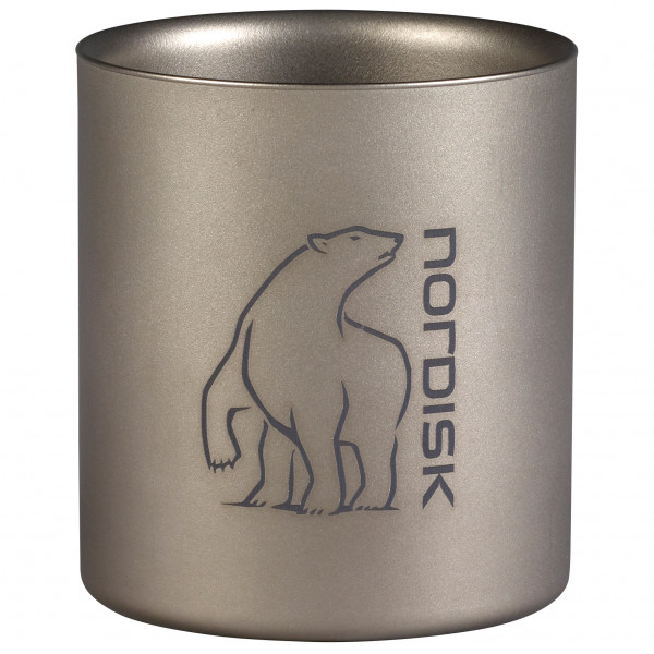 Nordisk - Titanium Mug Double-Wall - Becher Gr 450 ml grau von Nordisk