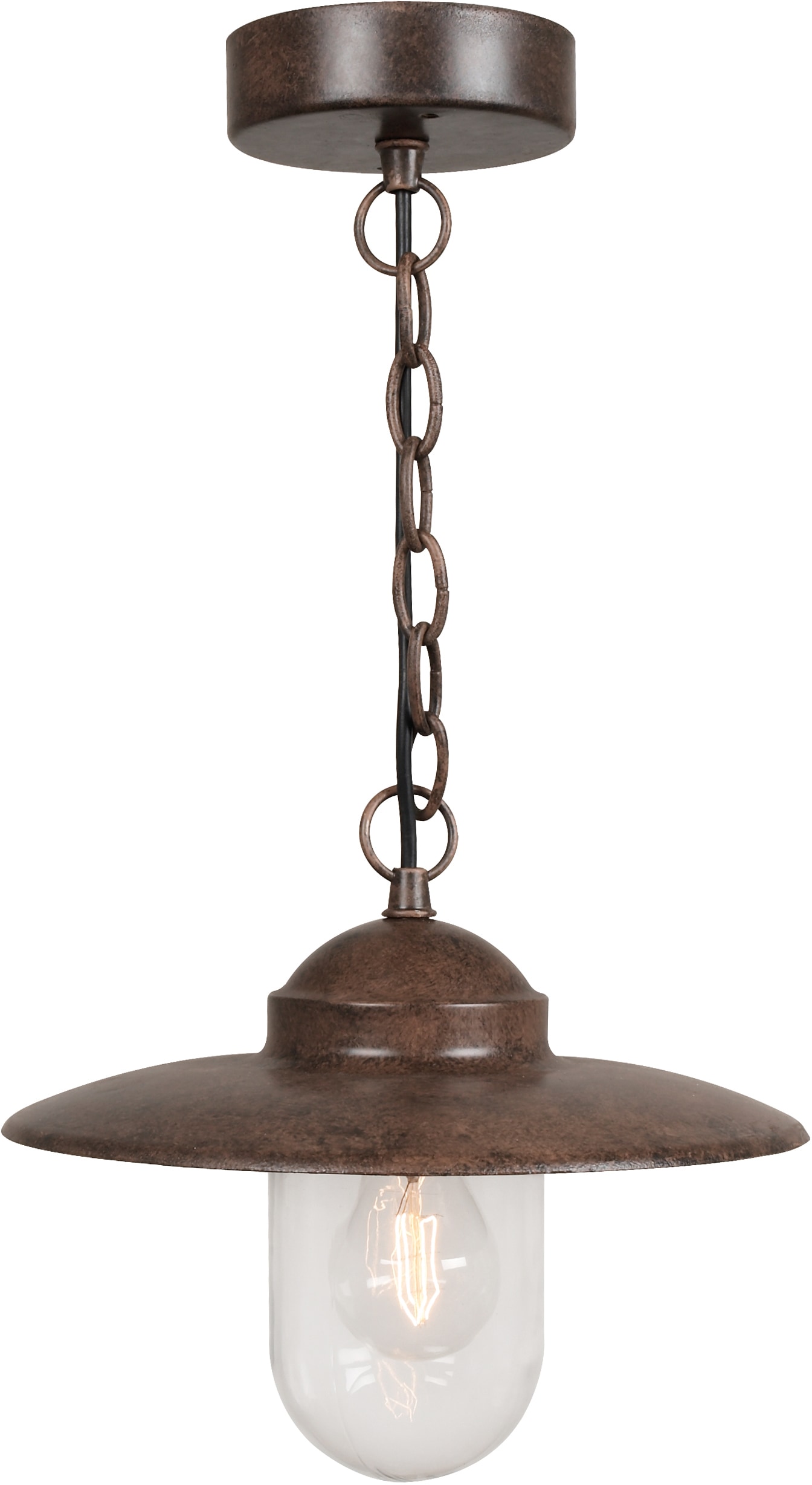 Nordlux Außen-Deckenleuchte "Luxembourg" E27 Verzinkter Stahl, Rusty Look von Nordlux