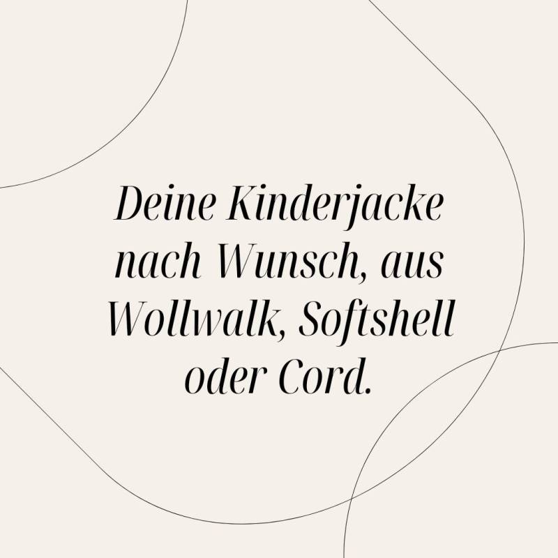Kinderjacke Wunschanfertigung Wollwalk Softshell Cord Kinderjacke Wunschanfertigung Wollwalk Softshell Cord von Nordstjerne