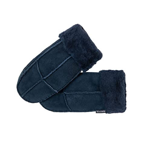 Nordvek Damen Fausthandschuhe aus 100% echtem Schaffell # 308-100… von Nordvek