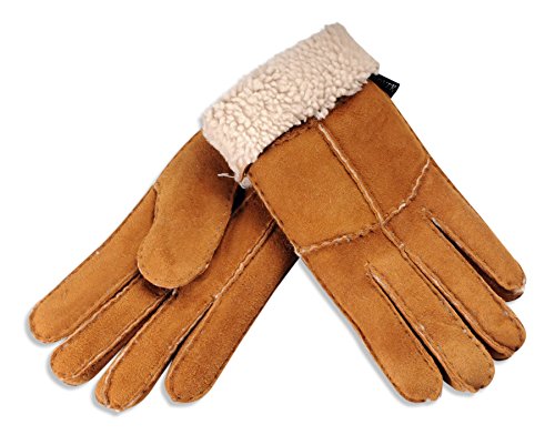 Nordvek - Damen Handschuhe aus Schaffell mit echter Merino-Wolle - # 321-100 von Nordvek