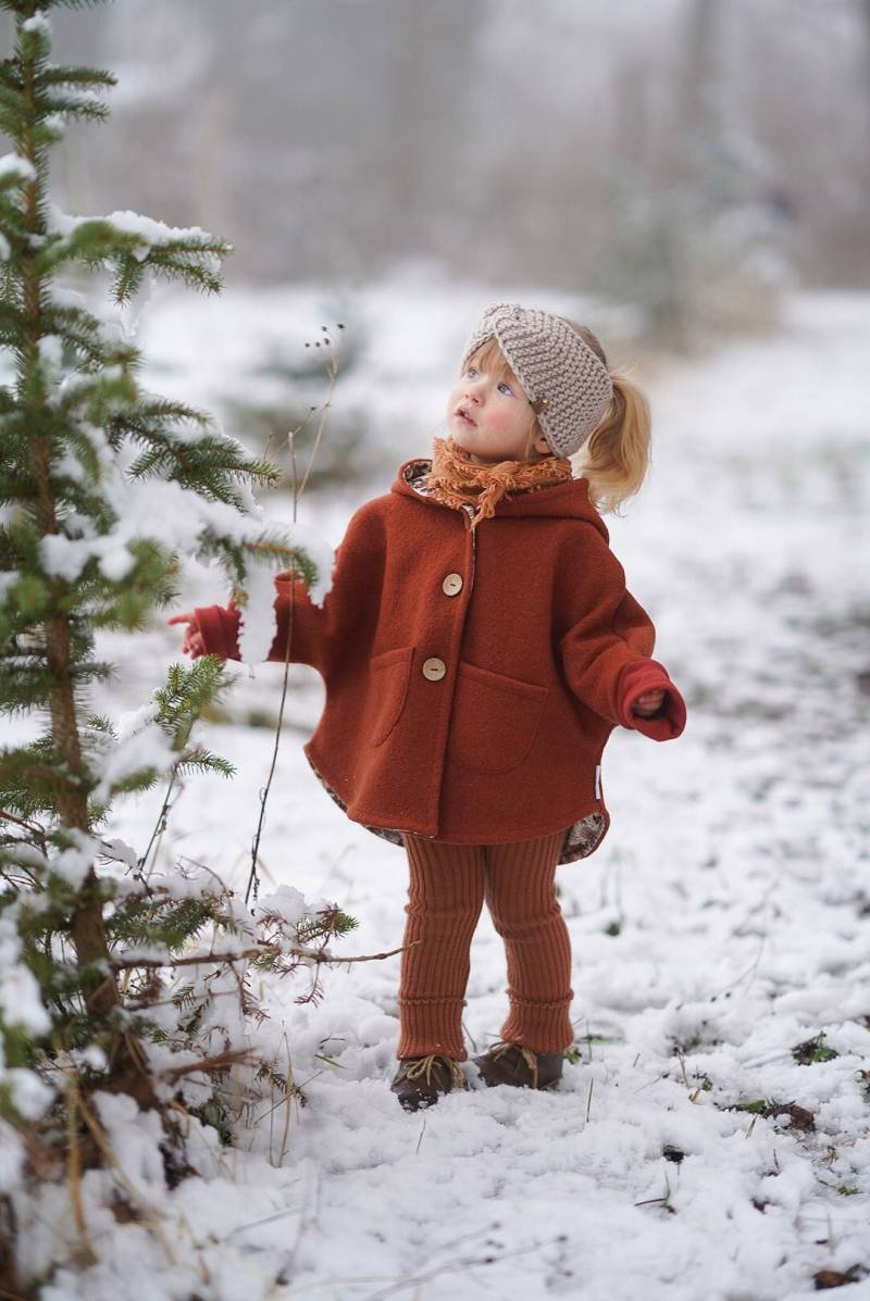Walkjacke Cape Verschiedene Farben Mit Kokosknöpfe Reißverschluss Konfigurieren Wollwalk Capejacke Handgenäht Mädchen Und Jungen Winterjacke von NordwalkShop