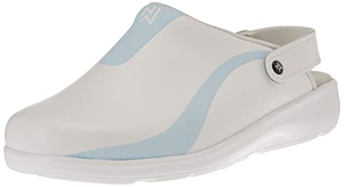 Nordways Damen Alicia Schuh für das Gesundheitswesen, Weiß/Blau, 38 EU von Nordways