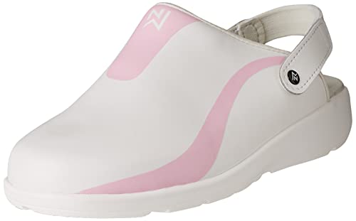 Nordways Damen Alicia Schuh für das Gesundheitswesen, Weiß/Rosa, 38 EU Weit von Nordways