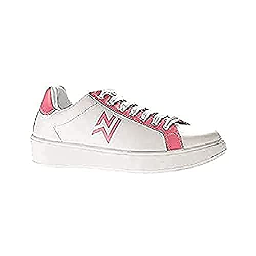 Nordways Damen Amelia Sneaker, Weiß/Rosa, 35 EU von Nordways