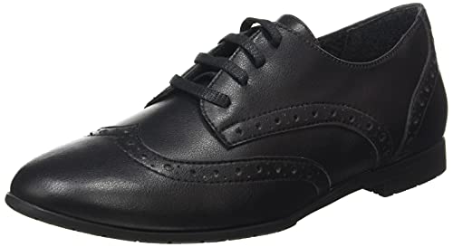 Nordways Damen Solene Schuluniform-Schuh, Schwarz, 35 EU Schmal von Nordways