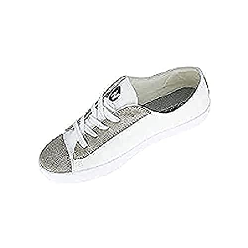 Nordways Damen ZOE Sneaker, weiß/silberfarben, 37 EU von Nordways