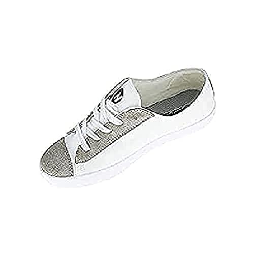 Nordways Damen ZOE Sneaker, weiß/silberfarben, 38 EU von Nordways