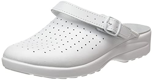 Nordways Unisex Bora Holzschuh, weiß, 35 EU von Nordways