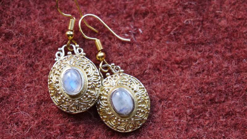 Messing Hänger Mit Edelstein Messing Hänger Mit Edelstein von NoreenEthnicCrafts