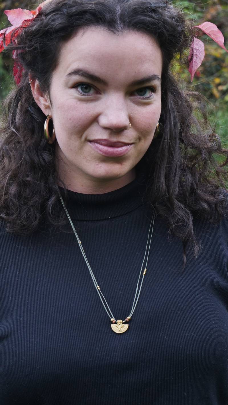 Messing Kette Anhänger von NoreenEthnicCrafts