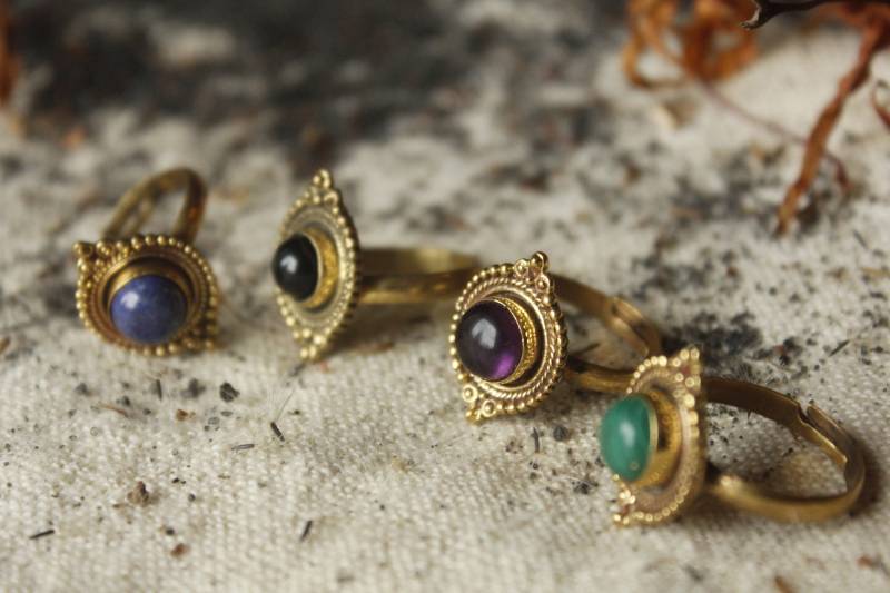 Messing Ring Stammes Ethno Indien von NoreenEthnicCrafts