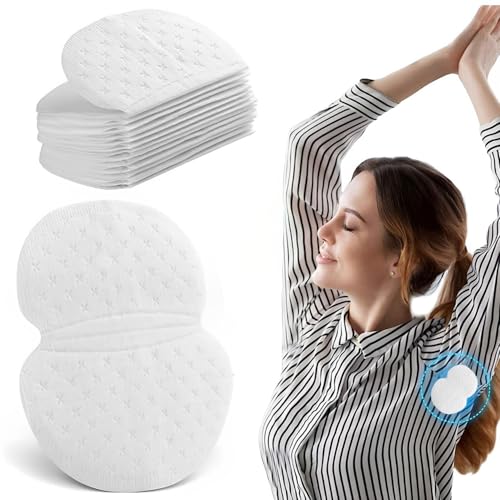 Norhogo Achselhöhlen-Absorber, Achselhöhlen-Pads, 100 Stück (50 Paar), für Männer und Frauen, gegen Schweißflecken, perfekter unsichtbarer Sitz von Norhogo