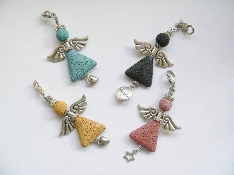 Eh017 - 1 Engelanhänger Lava von NorikasFundgrube