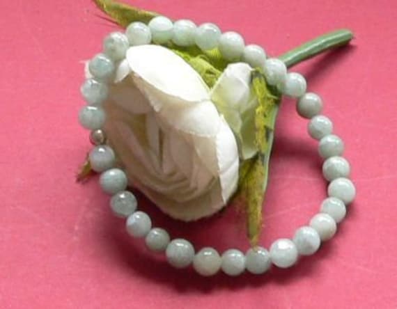 Sga027 - Powerarmband Aquamarinkugeln von NorikasFundgrube