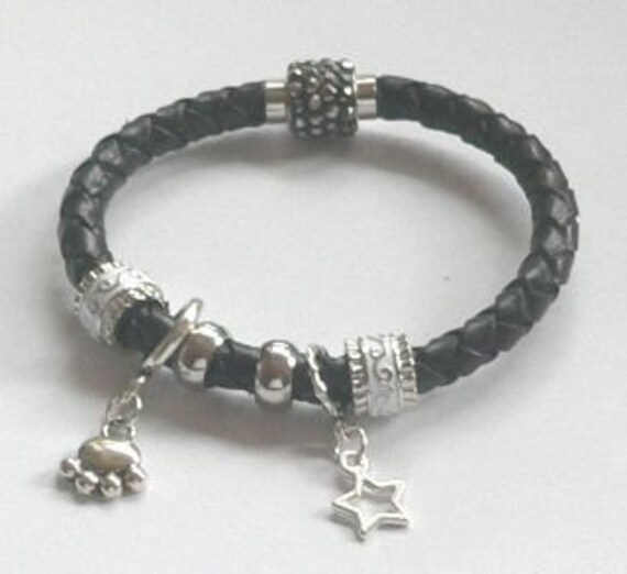 Sga047 - Lederarmband Mit Modulperlen von NorikasFundgrube