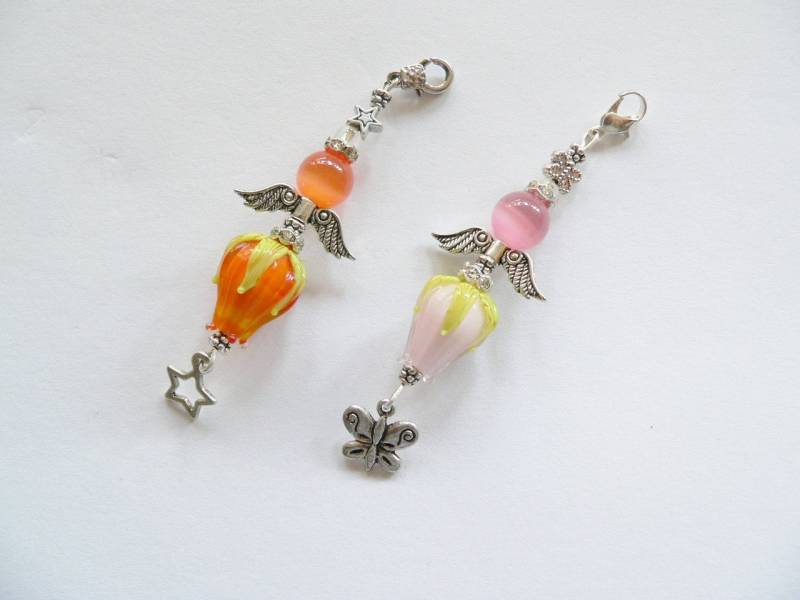 Sgc047 - 2 Schutzengel Aus Glasperlen von NorikasFundgrube