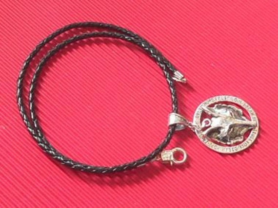 Sgh052 - Wolfkopf An Ring Love Dream Hope Trust von NorikasFundgrube