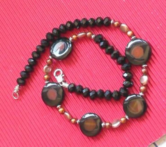 Sgh103 - Collier Achatmünzen von NorikasFundgrube