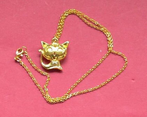 Sgh121 - Glückskatze An Gliederkette von NorikasFundgrube