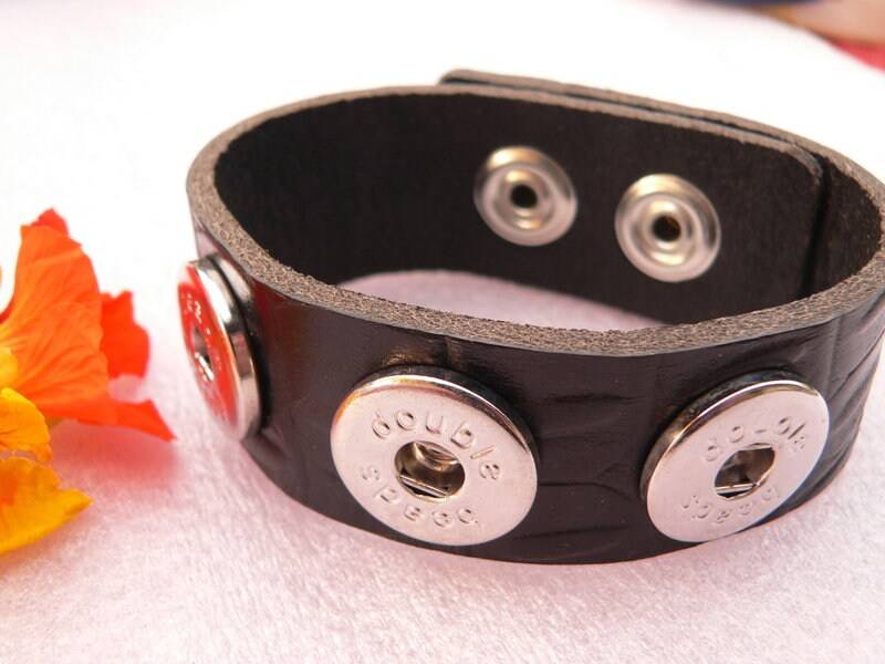 Tca001 - 1 Armband Gr L Schlange Für 3 Button von NorikasFundgrube